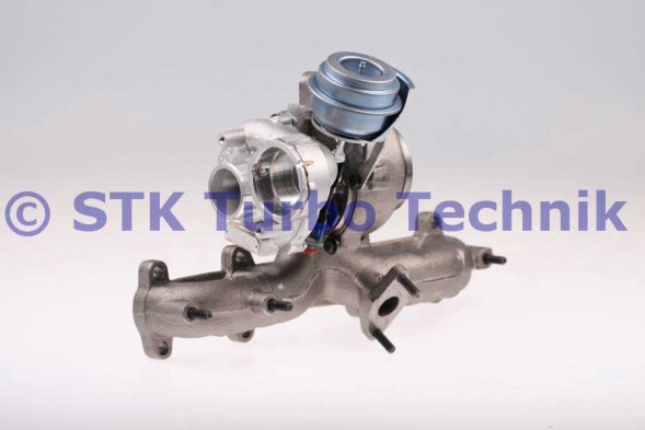 Турбокомпрессор - 751851-5004S (турбина на Volkswagen Passat B6 1.9 TDI дизель)